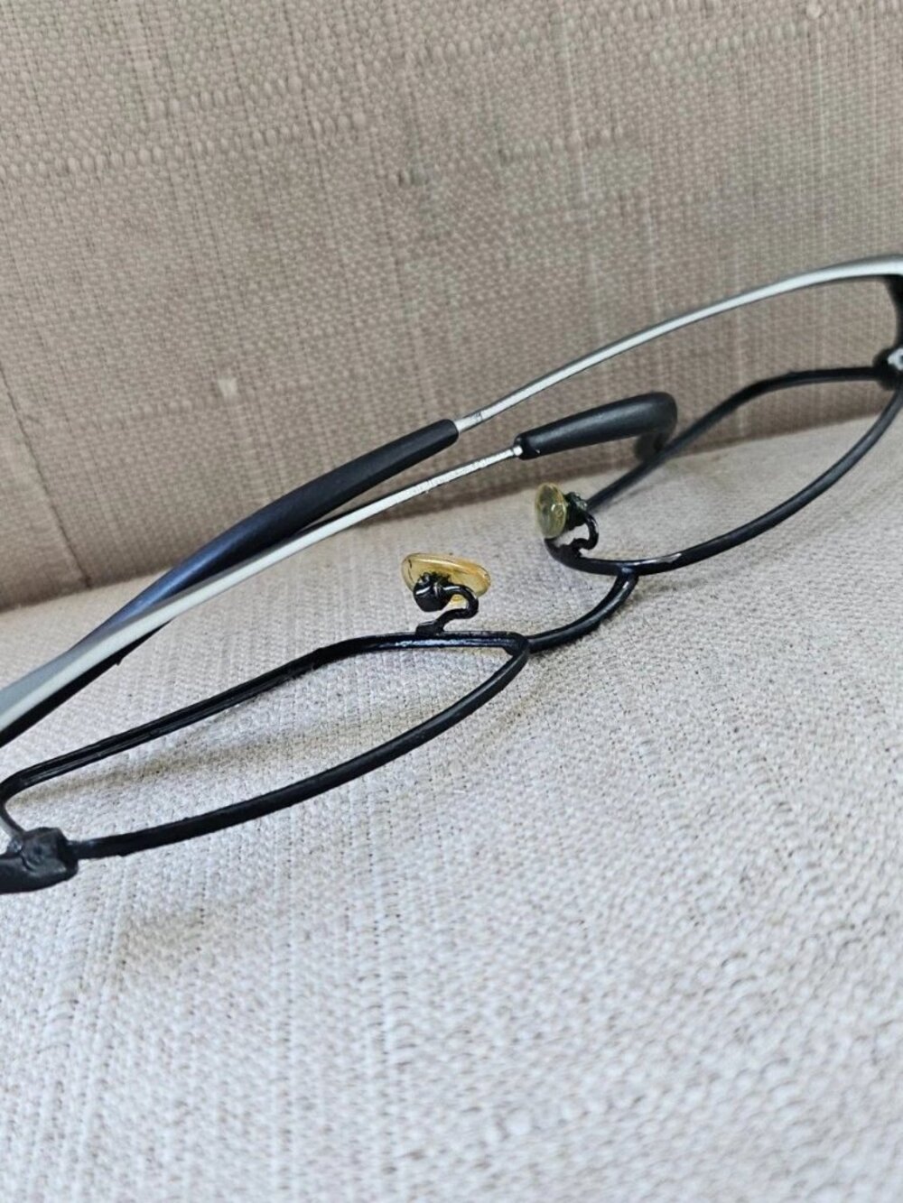 Vintage Carrera Men Eyeglasses Frame Black/Gunmetal Tone Eyewear CA7274 Italy - Picture 7 of 13